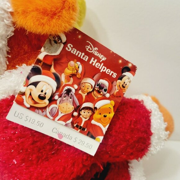 Vtg  Disney Store Winnie the Pooh Tigger Dressed Santa Red Suit Plush Stuffed To - Picture 7 of 7